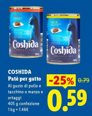 COSHIDA Patè per gatto