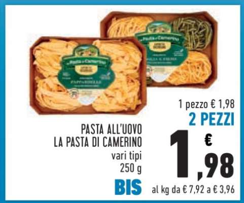 Pasta all'uovo La Pasta di Camerino