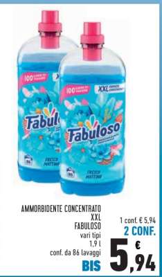 Ammorbidente Concentrato XXL Fabuloso