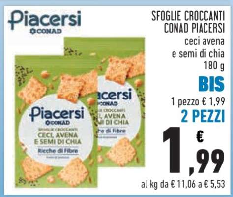 Sfoglie Croccanti Conad Piacersi
