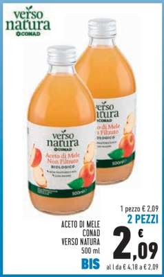 ACETO DI MELE CONAD VERSO NATURA 500 ml