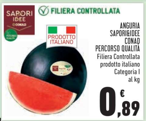 ANGURIA SAPORI&IDEE CONAD