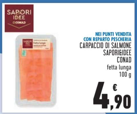CARPACCIO DI SALMONE SAPORI&IDEE CONAD