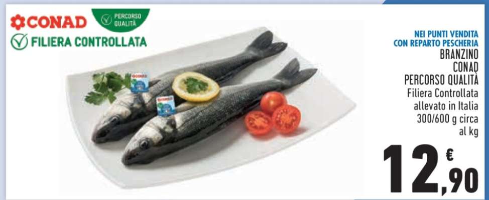 BRANZINO CONAD PERCORSO QUALITÀ
