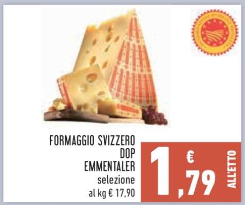 FORMAGGIO SVIZZERO DOP EMMENTALER