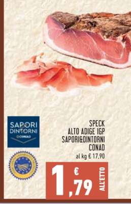 Speck Alto Adige IGP