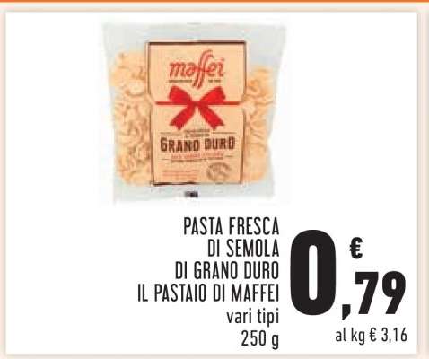 Pasta Fresca di Semola di Grano Duro Il Pastaio di Maffei