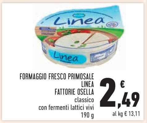 FORMAGGIO FRESCO PRIMOSALE