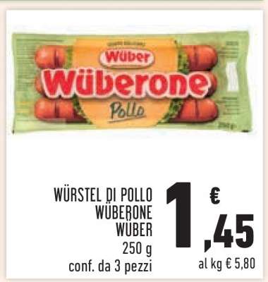 Würstel di Pollo Wüberone