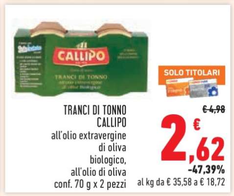 TRANCI DI TONNO CALLIPO