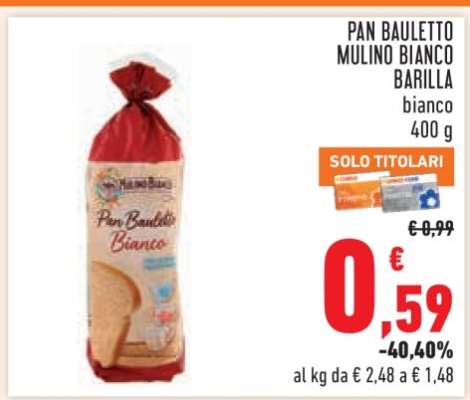 PAN BAULETTO MULINO BIANCO BARILLA