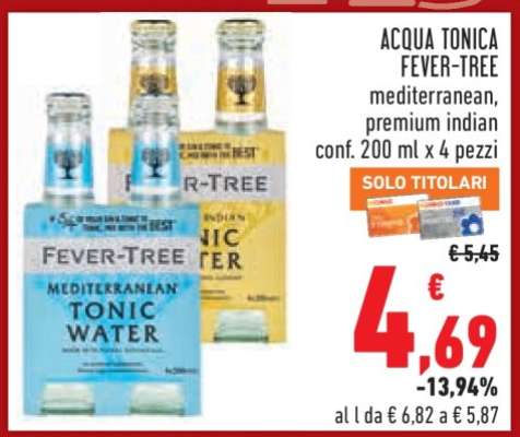Acqua tonica FEVER-TREE