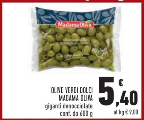 OLIVE VERDI DOLCI MADAMA OLIVA
