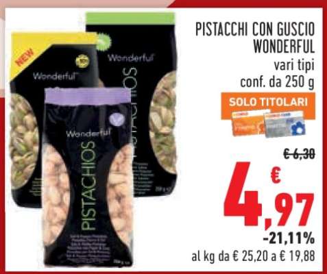 PISTACCHI CON GUSCIO WONDERFUL