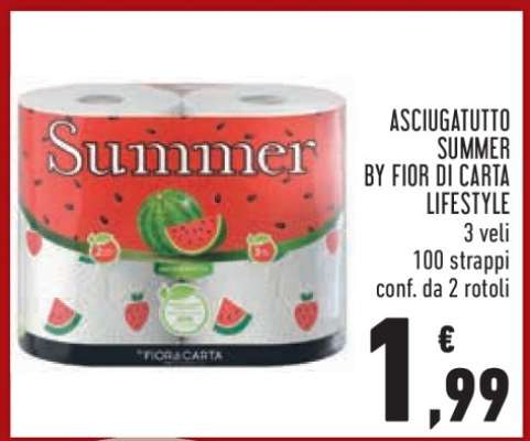 ASCIUGATUTTO SUMMER BY FIOR DI CARTA LIFESTYLE
