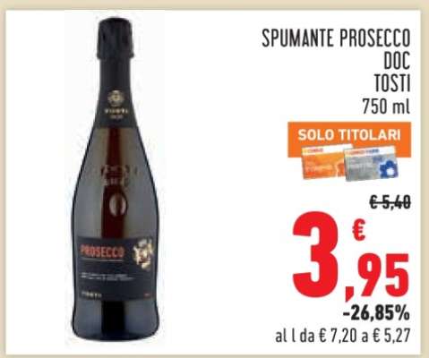Spumante Prosecco DOC Tosti