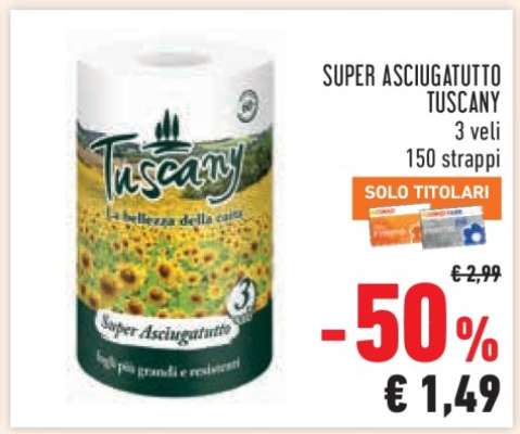 SUPER ASCIUGATUTTO TUSCANY