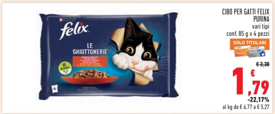 Cibo per Gatti Felix Purina