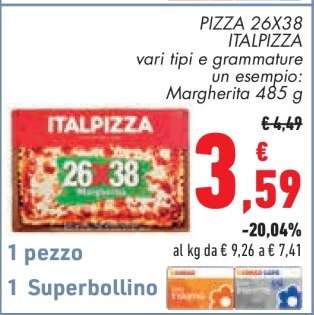 PIZZA 26X38 ITALPIZZA