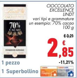 Cioccolato Excellence Lindt