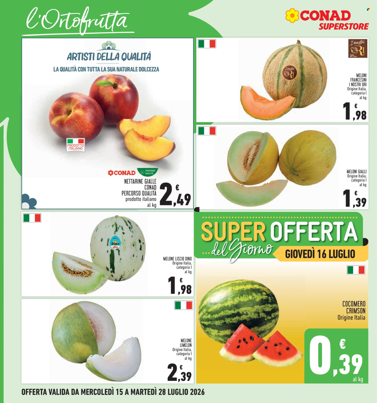 Volantino Conad - 15/7/2026 - 28/7/2026. Pagina 10