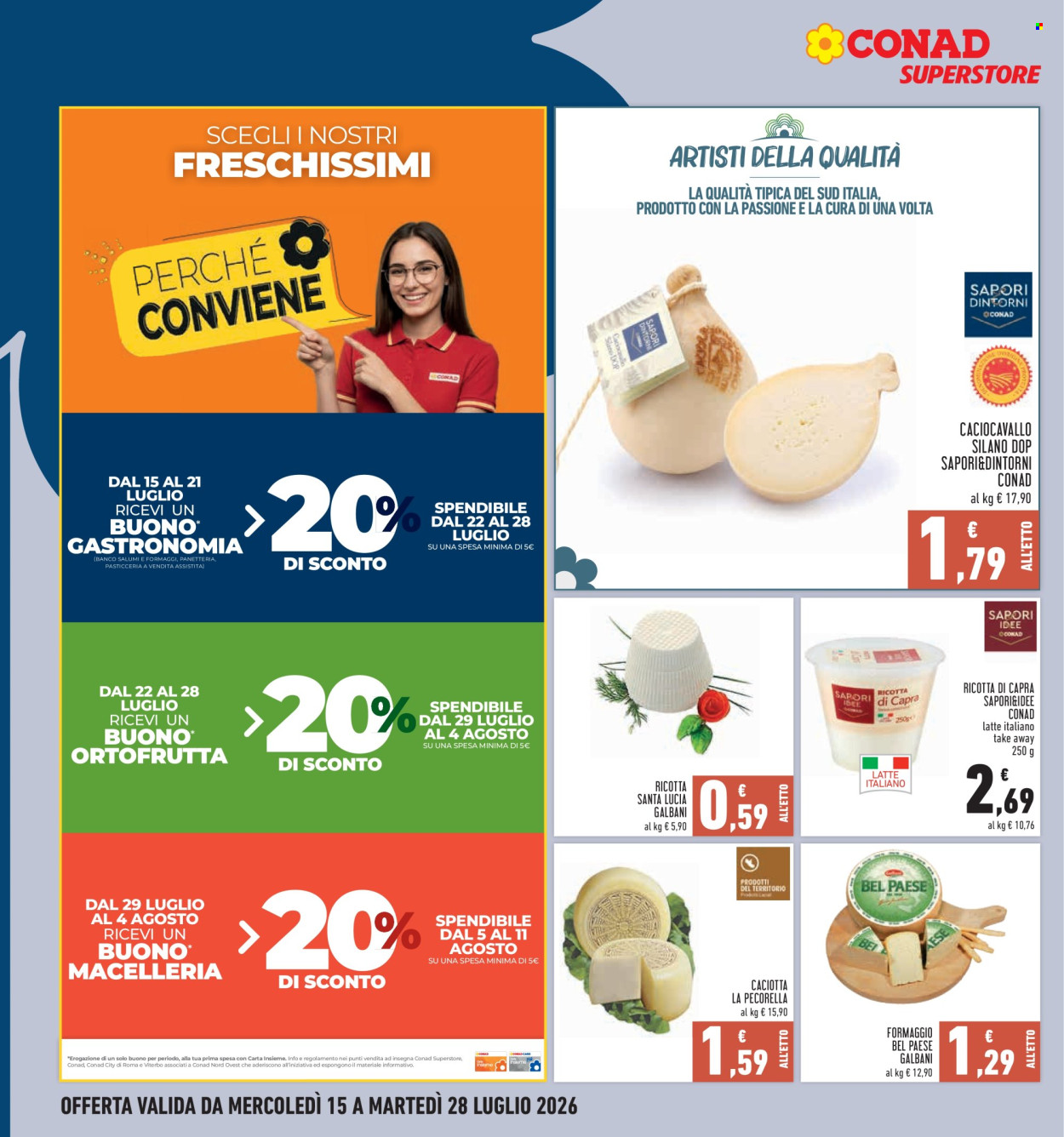 Volantino Conad - 15/7/2026 - 28/7/2026. Pagina 14