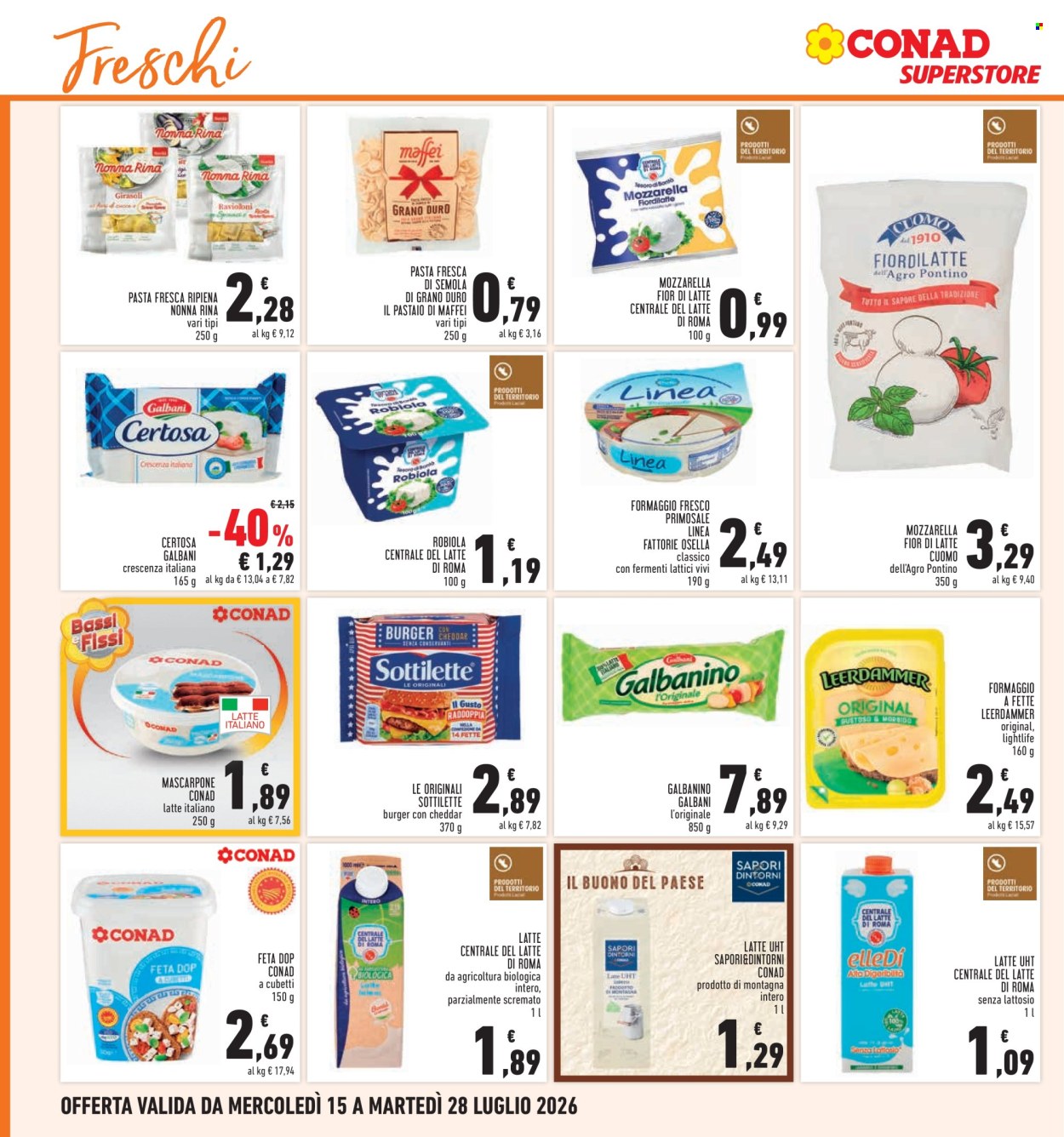 Volantino Conad - 15/7/2026 - 28/7/2026. Pagina 16