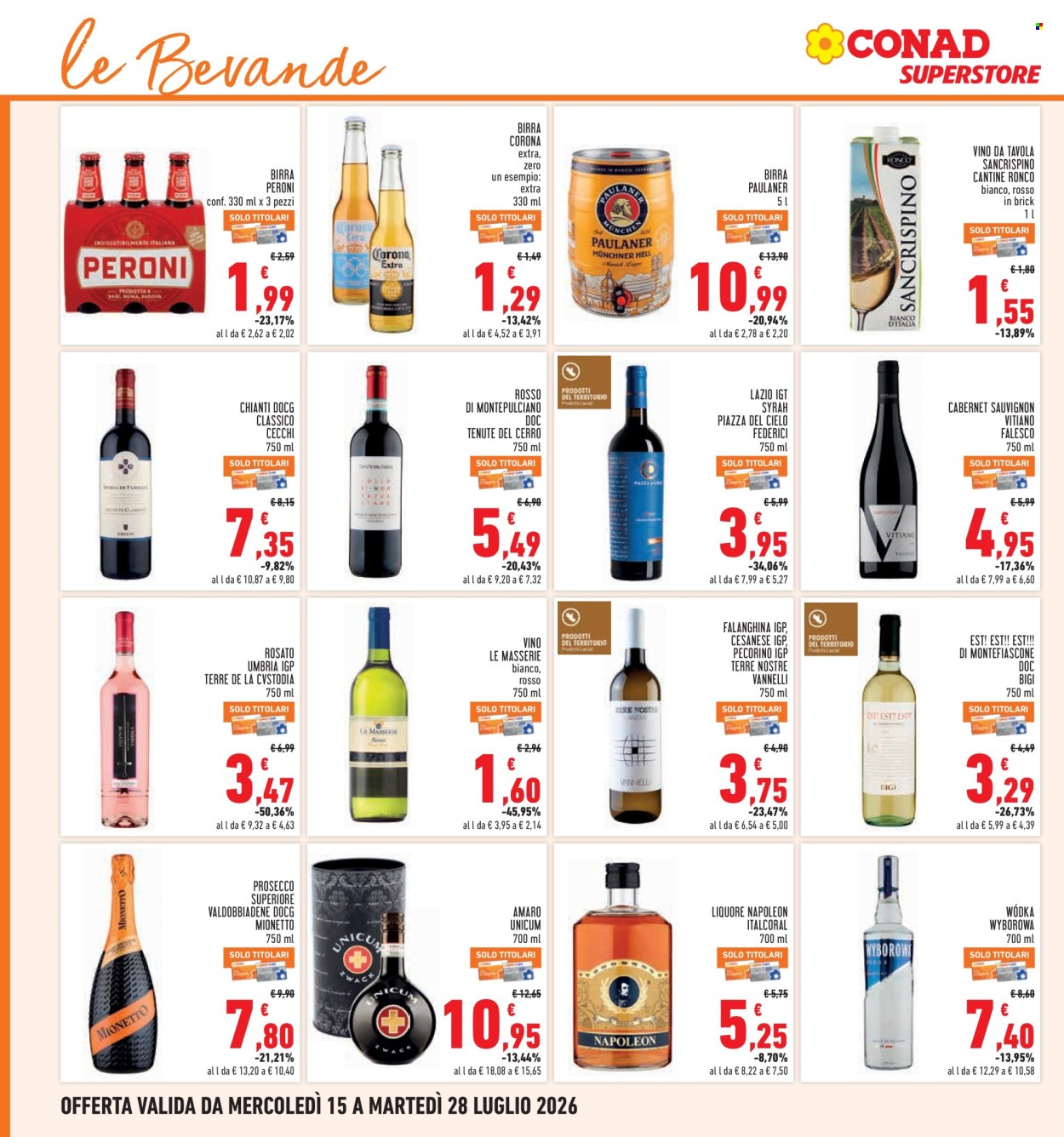 Volantino Conad - 15/7/2026 - 28/7/2026. Pagina 26