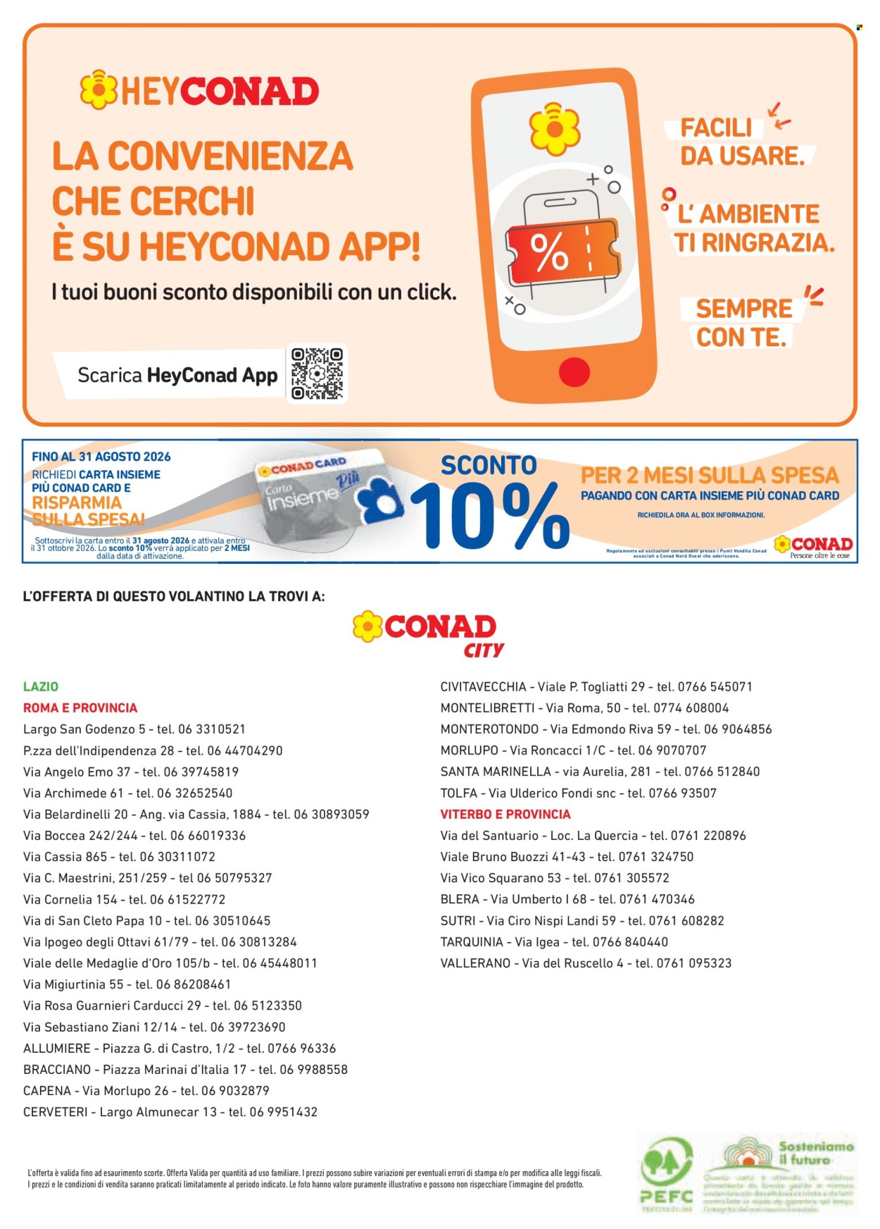 Volantino Conad - 16/7/2026 - 11/8/2026. Pagina 8
