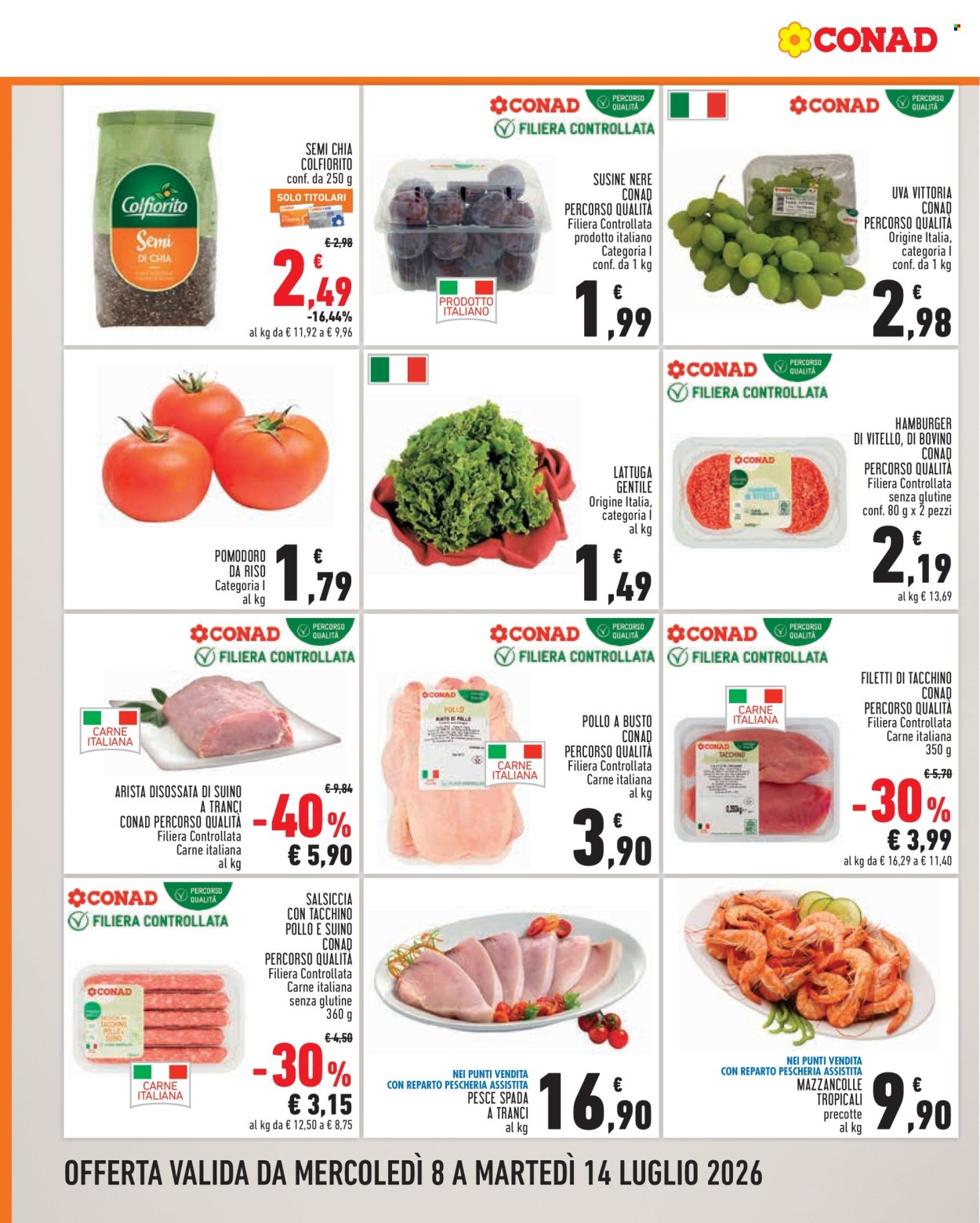 Volantino Conad - 8/7/2026 - 14/7/2026. Pagina 2