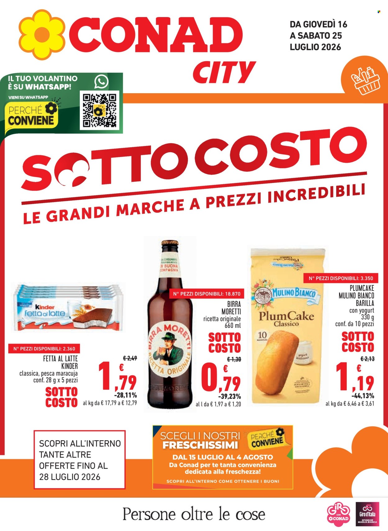 Volantino Conad - 16/7/2026 - 25/7/2026. Pagina 1