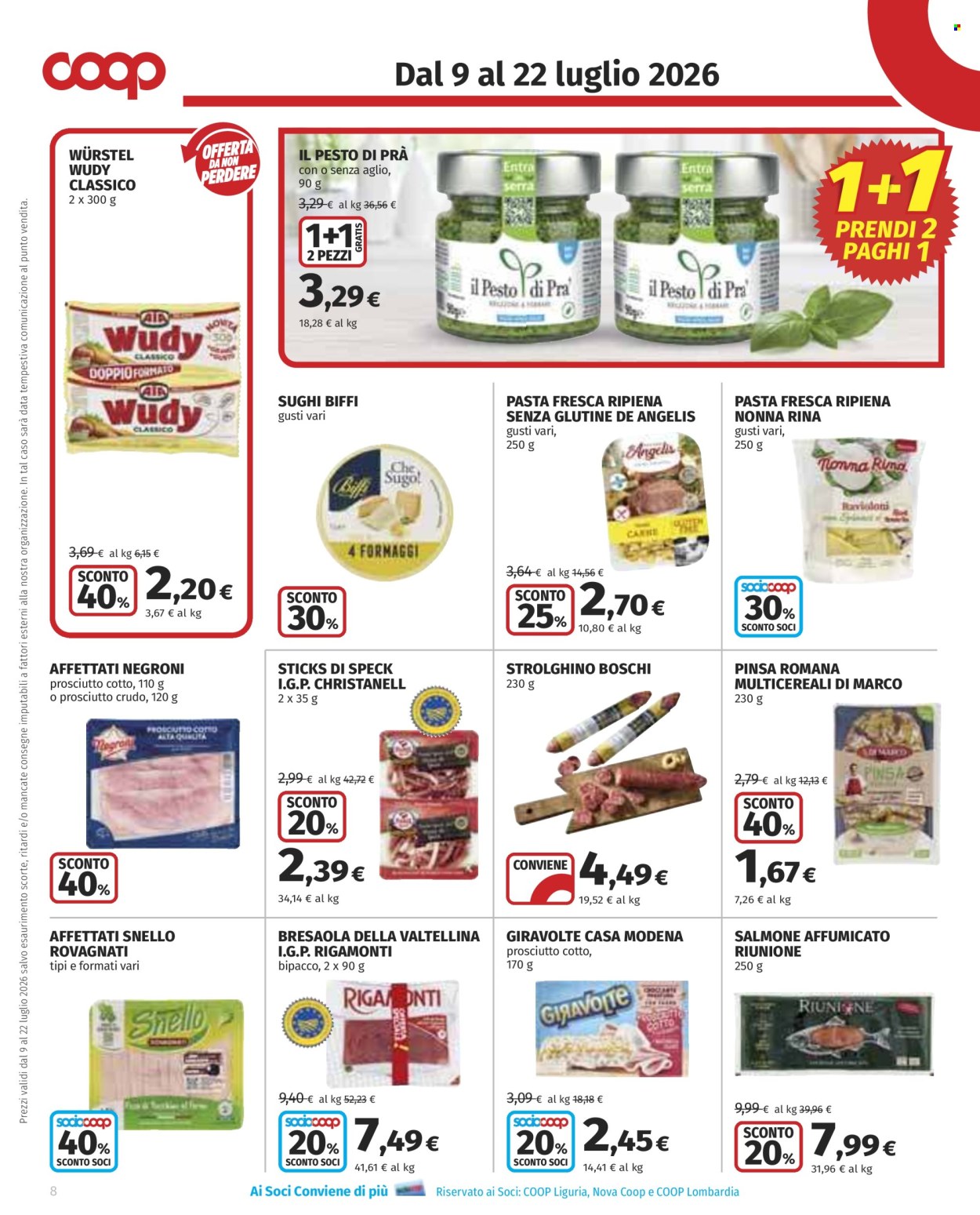 Volantino Coop - 9/7/2026 - 22/7/2026. Pagina 8