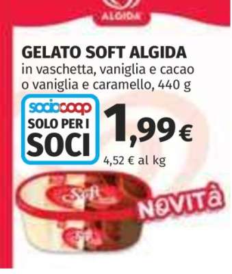 GELATO SOFT ALGIDA