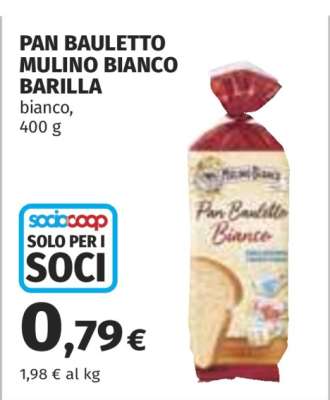 PAN BAULETTO MULINO BIANCO BARILLA