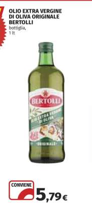 OLIO EXTRA VERGINE DI OLIVA ORIGINALE BERTOLLI