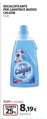 Decalcificante per lavatrice Nuovo Calgon