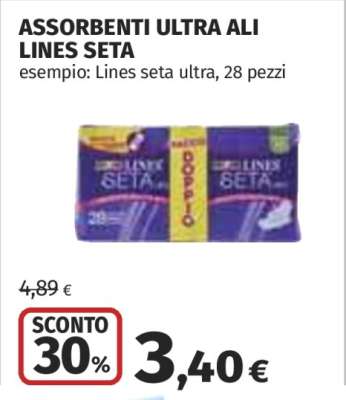 ASSORBENTI ULTRA ALI LINES SETA