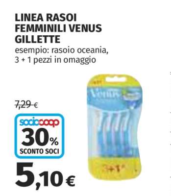 LINEA RASOI FEMMINILI VENUS GILLETTE
