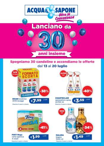Volantino Acqua & Sapone - 13/7/2026 - 20/7/2026.