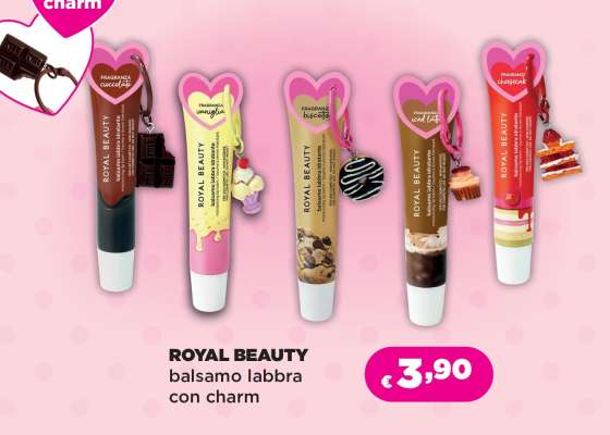 ROYAL BEAUTY balsamo labbra con charm