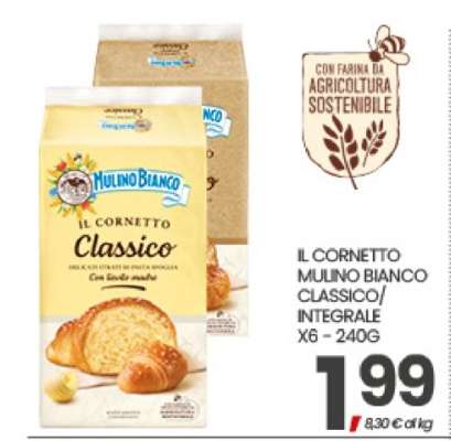 IL CORNETTO MULINO BIANCO CLASSICO/INTEGRALE