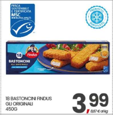 18 BASTONCINI FINDUS GLI ORIGINALI