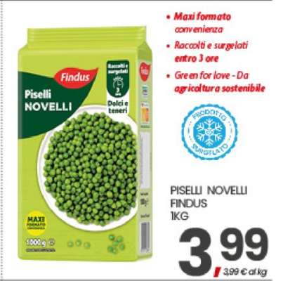 PISELLI NOVELLI FINDUS 1KG