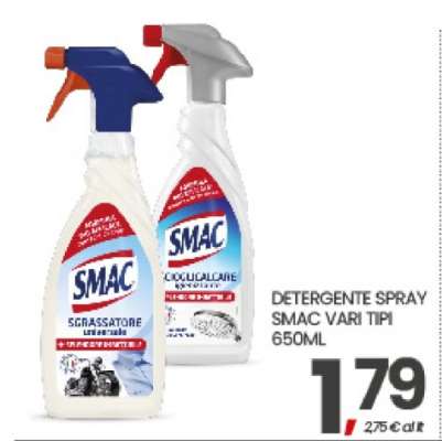 DETERGENTE SPRAY SMAC VARI TIPI 650ML