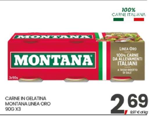 CARNE IN GELATINA MONTANA LINEA ORO