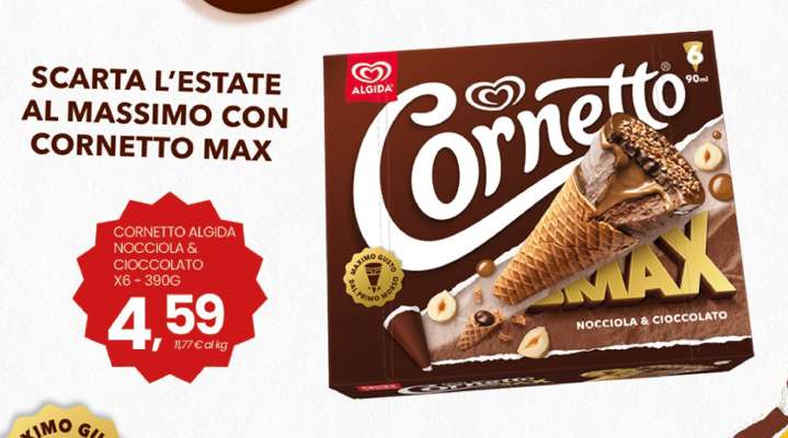 CORNETTO ALGIDA NOCCIOLA & CIOCCOLATO