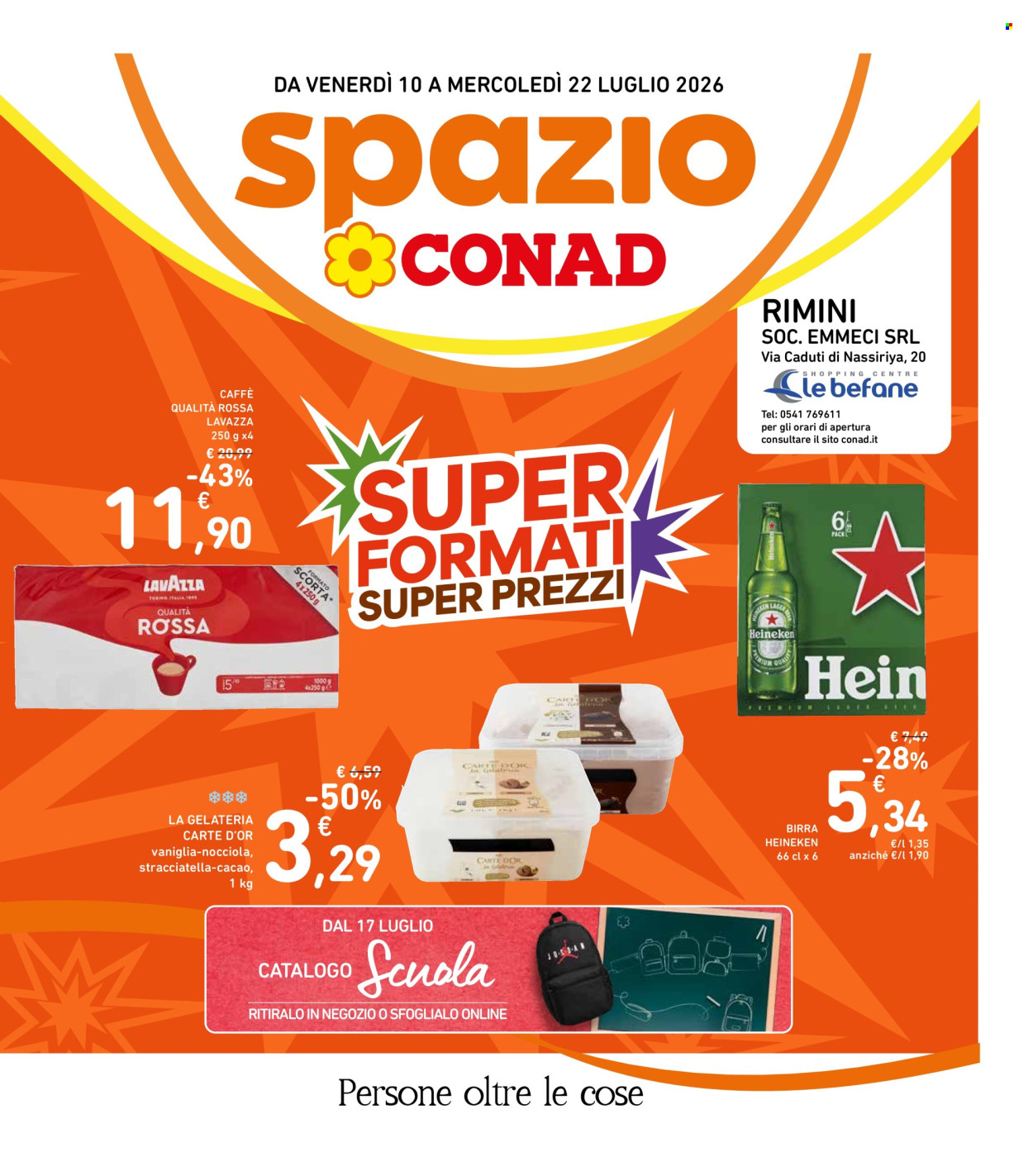 Volantino Spazio Conad - 10/7/2026 - 22/7/2026. Pagina 1
