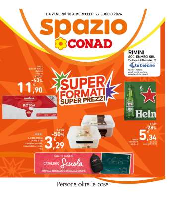 Volantino Spazio Conad - 10/7/2026 - 22/7/2026.