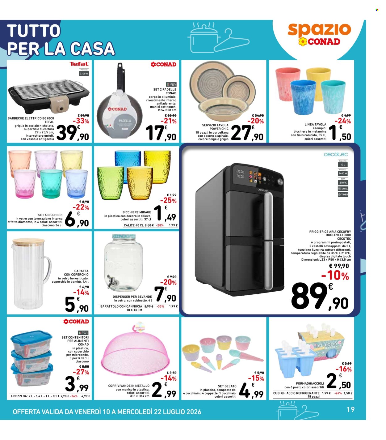 Volantino Spazio Conad - 10/7/2026 - 22/7/2026. Pagina 19