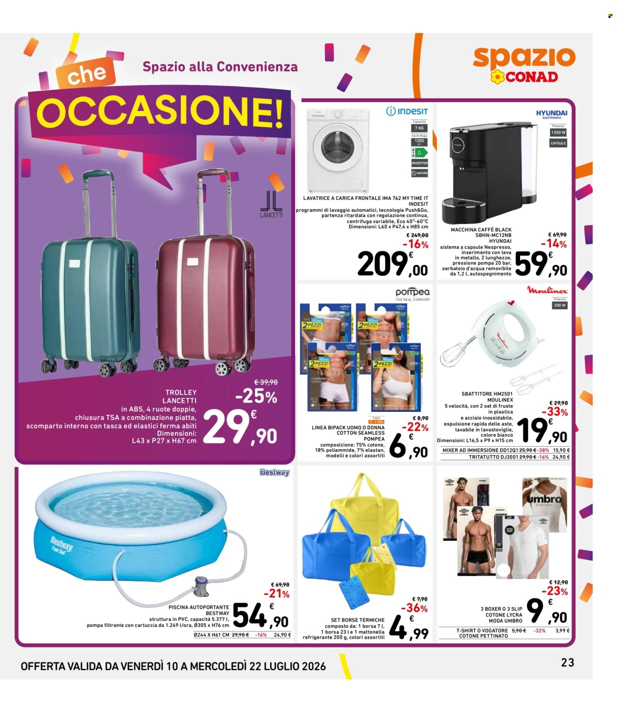 Volantino Spazio Conad - 10/7/2026 - 22/7/2026. Pagina 23